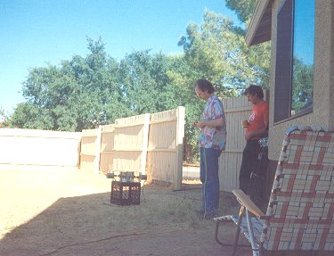 Tesla flying machine backyard test 6-18-1993-11-ss