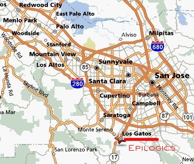 Los Gatos, home of Paul Pires & Epilogics Inc.