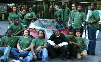 enlargement: west philly-hs team biodiesel attack sportscar