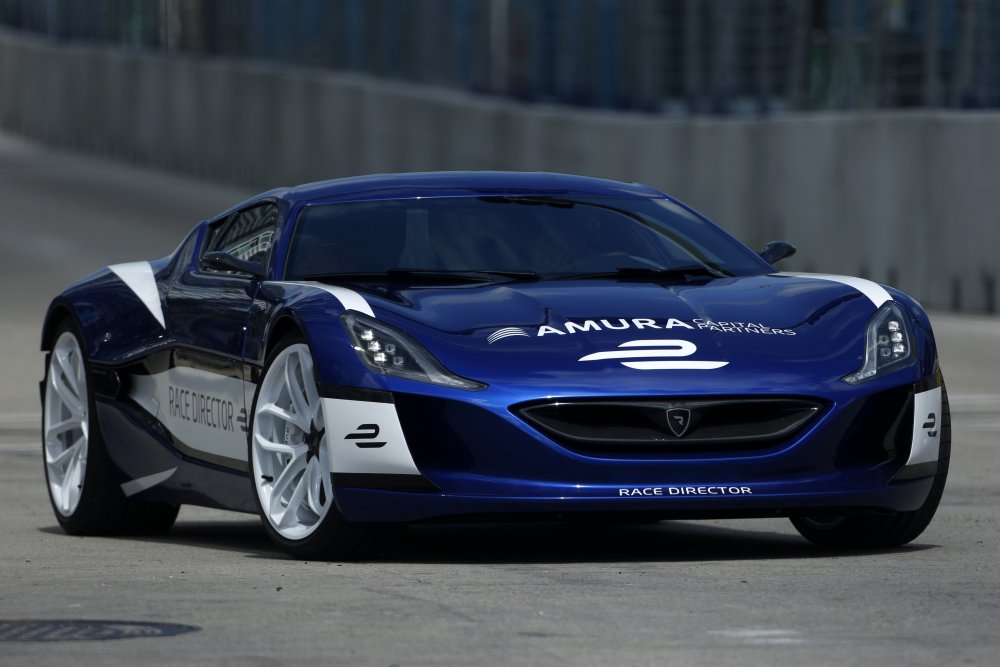 Rimac at 2015 Moscow Formula-E race