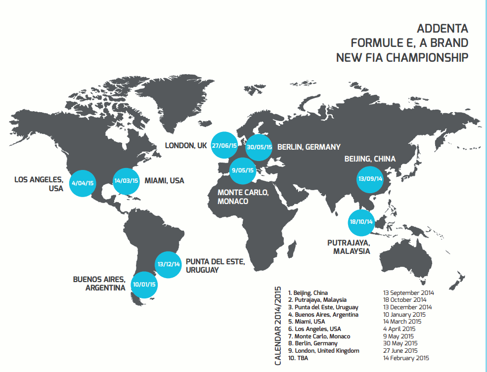 formula-e race cities