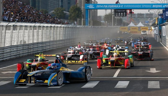 formula-e race,