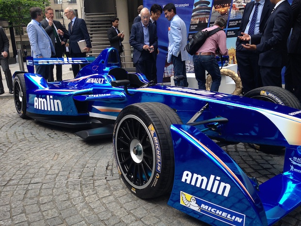 formula-e race car