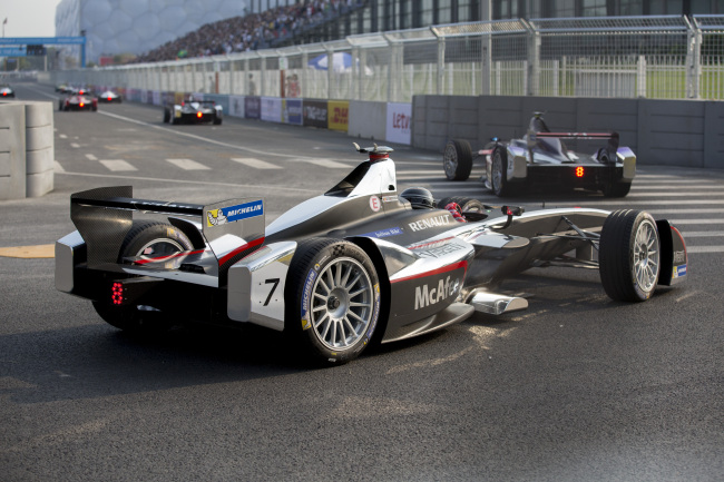 formula-e race car