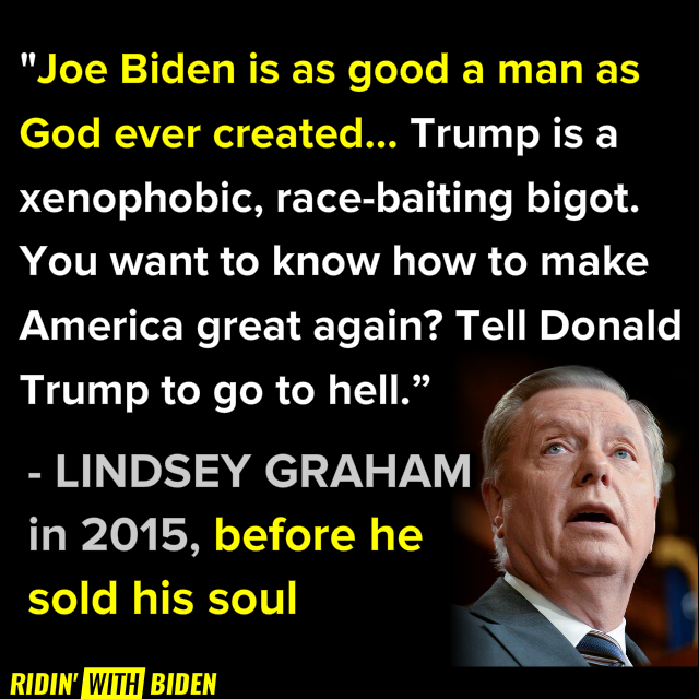 L. Graham on candidate Trump